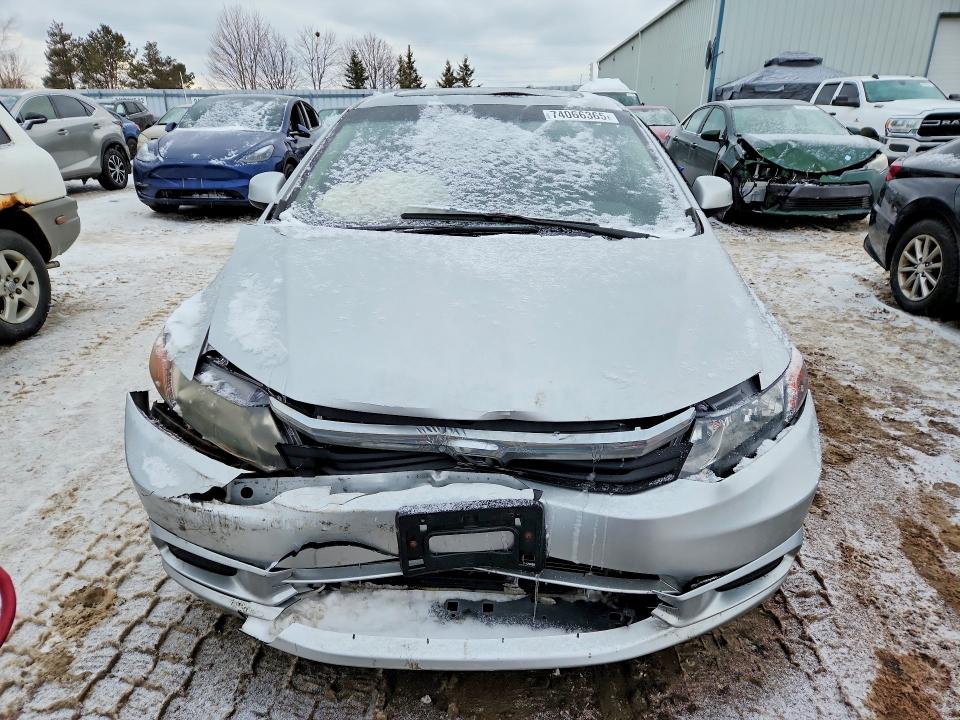 74066365 :رقم المزاد ، 2HGFB2F90CH017212 vin ، 2012 Honda Civic مزاد بيع