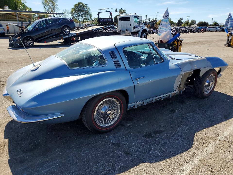 78607315 :رقم المزاد ، 40837S120838 vin ، 1964 Chev Corvette مزاد بيع