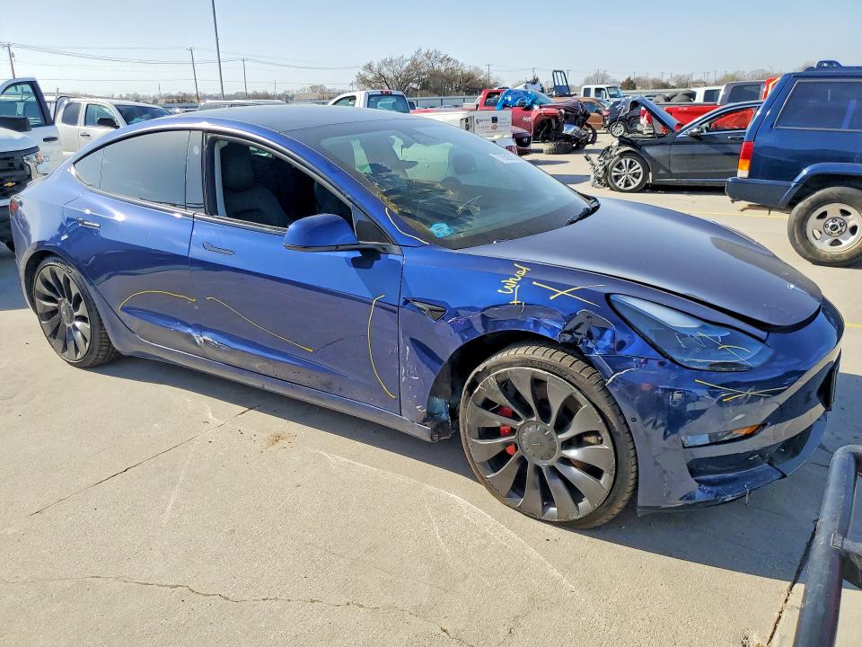 Продаж на аукціоні авто 2022 Tesla Model 3, vin: 5YJ3E1EC2NF318055, номер лоту: 77958035