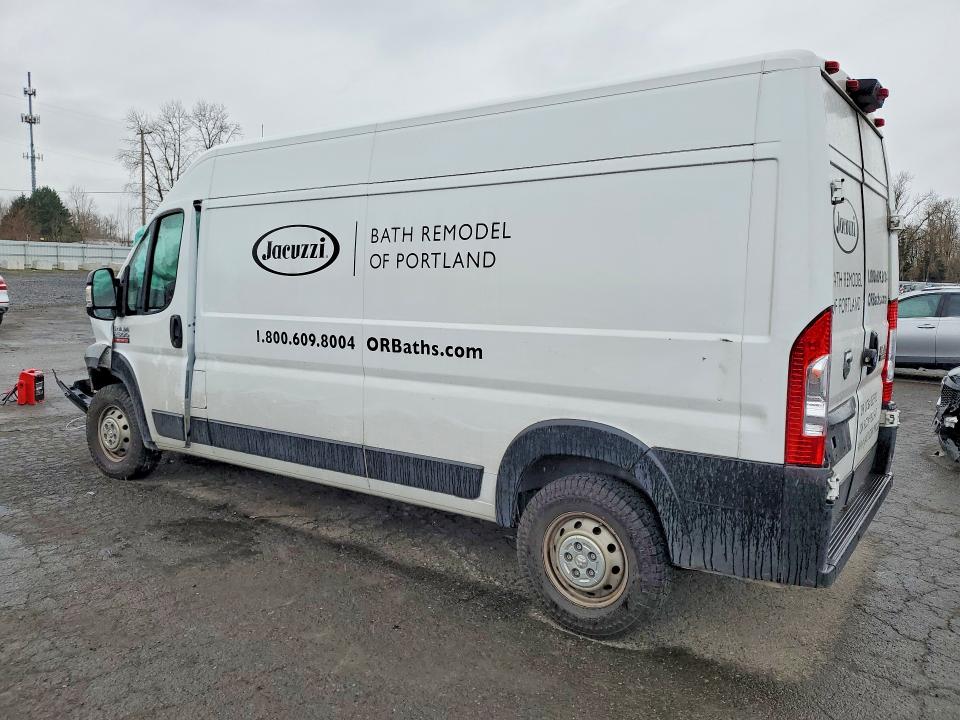 2021 Ram Promaster 2500 მანქანა იყიდება აუქციონზე, vin: 3C6LRVDG7ME583095, აუქციონის ნომერი: 77585155