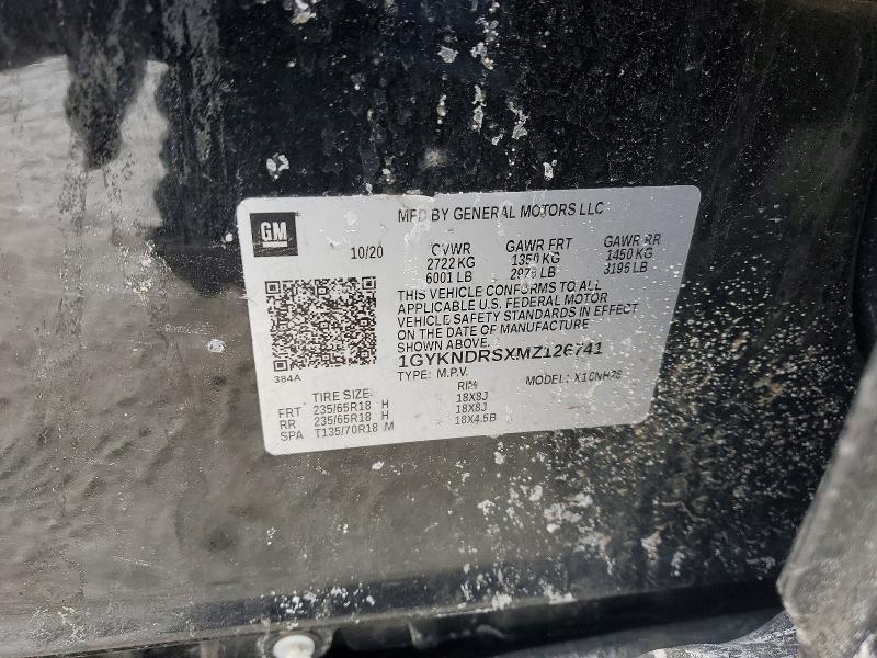 Aukcja sprzedaży 2021 Cadillac Xt5, vin: 1GYKNDRSXMZ126741, numer aukcji: 76025125