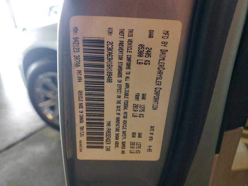 79197925 :رقم المزاد ، 2C3KA63H16H109408 vin ، 2006 Chrysler 300c مزاد بيع