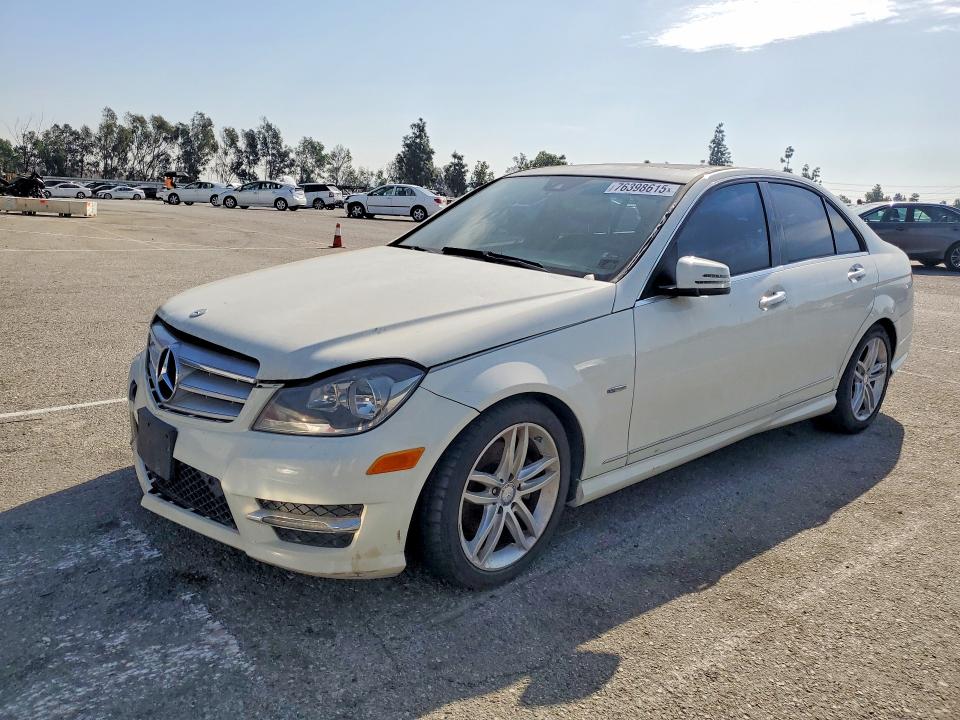 Aukcja sprzedaży 2012 Mercedes-benz C, vin: WDDGF4HB8CA610498, numer aukcji: 76398615