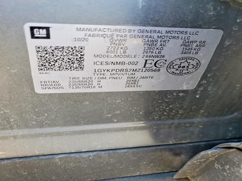 Продаж на аукціоні авто 2021 Cadillac Xt6, vin: 1GYKPDRS2MZ120569, номер лоту: 76217245