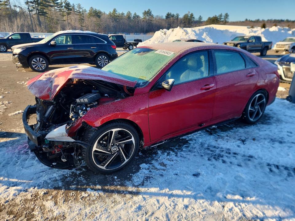 Auction sale of the 2023 Hyundai Elantra, vin: KMHLR4AF0PU489642, lot number: 76164945