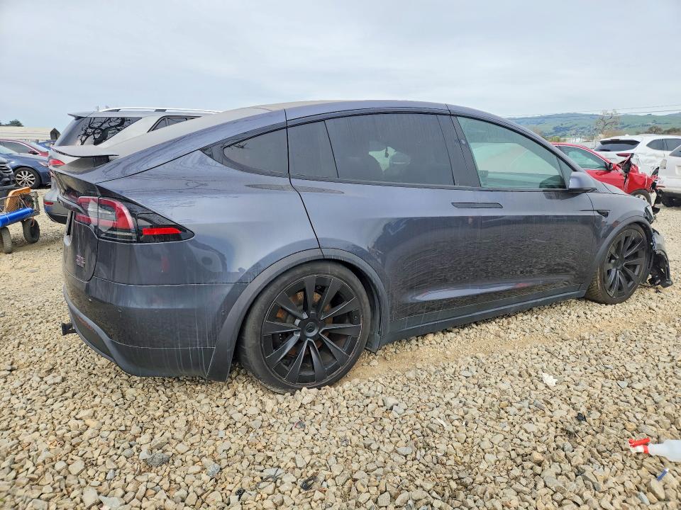 2022 Tesla Model X მანქანა იყიდება აუქციონზე, vin: 7SAXCBE60NF362243, აუქციონის ნომერი: 76134365