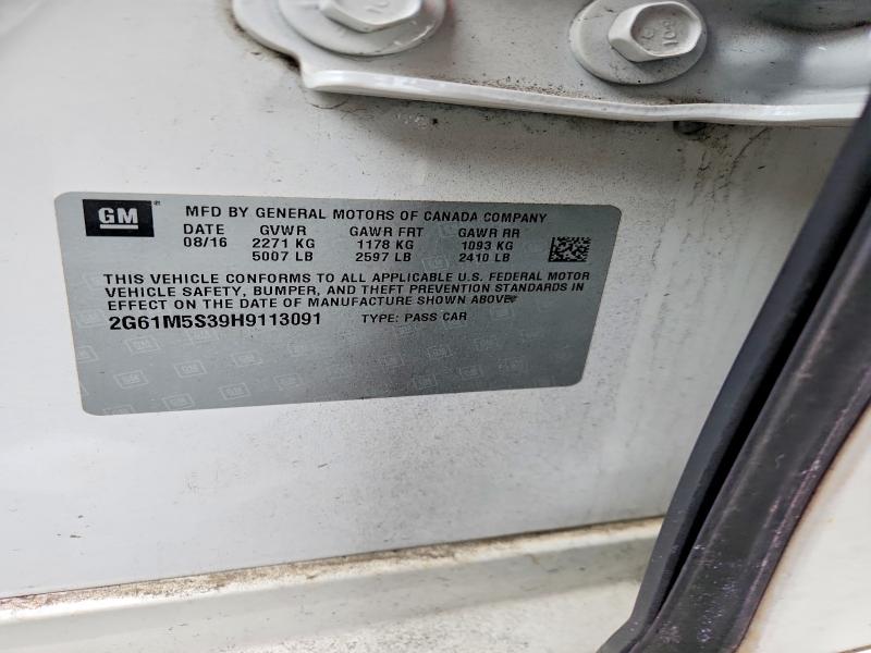 Продажа на аукционе авто 2017 Cadillac Xts, vin: 2G61M5S39H9113091, номер лота: 76655195