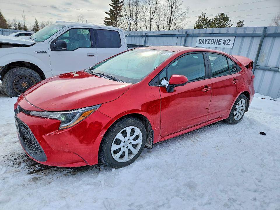 Продаж на аукціоні авто 2020 Toyota Corolla Le, vin: 5YFBPRBE0LP022768, номер лоту: 75160885