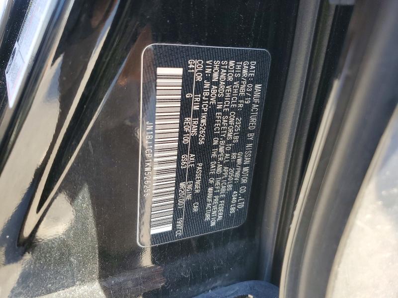 Продажа на аукционе авто 2019 Nissan Rogue Sport, vin: JN1BJ1CP1KW526256, номер лота: 77895375