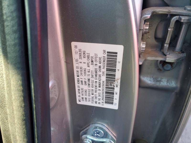 Продажа на аукционе авто 2009 Acura Tsx, vin: JH4CU26629C036694, номер лота: 75244385