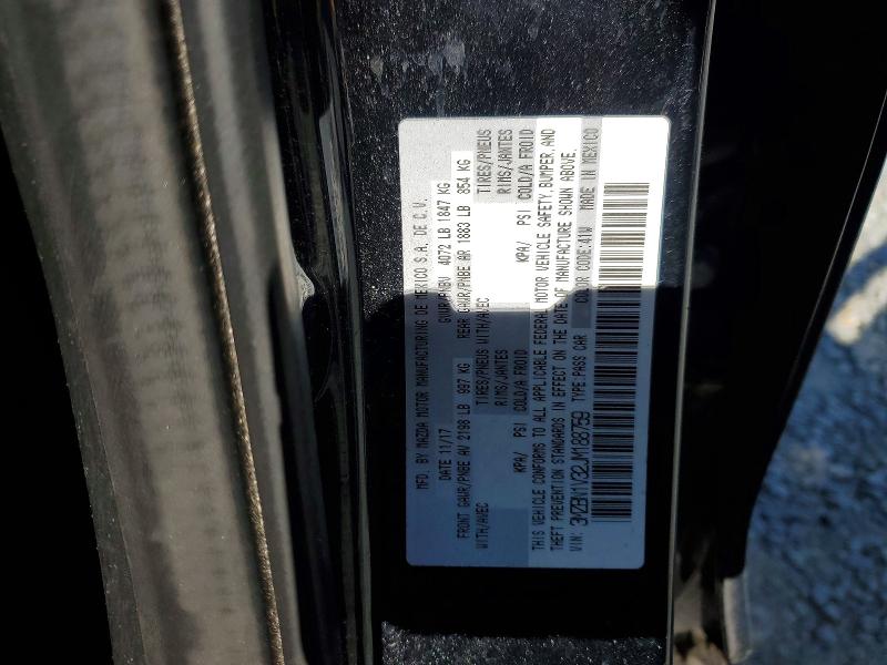 2018 Mazda 3 მანქანა იყიდება აუქციონზე, vin: 3MZBN1V32JM188759, აუქციონის ნომერი: 78233745