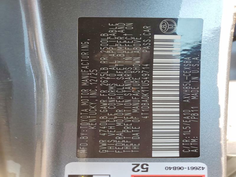 Aukcja sprzedaży 2026 Toyota Camry, vin: 4T1DBADK1TU549714, numer aukcji: 79377085