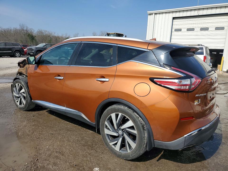 2015 Nissan Murano მანქანა იყიდება აუქციონზე, vin: 5N1AZ2MG5FN245624, აუქციონის ნომერი: 77425465