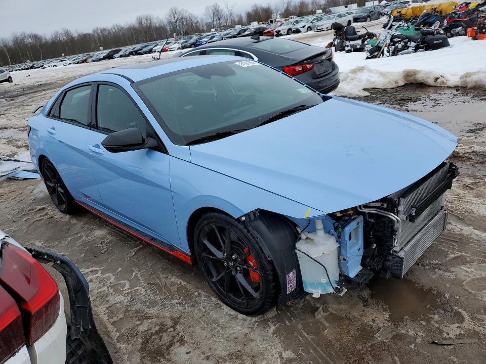 78182765 :رقم المزاد ، KMHLW4DK4SU035274 vin ، 2025 Hyundai Elantra N مزاد بيع
