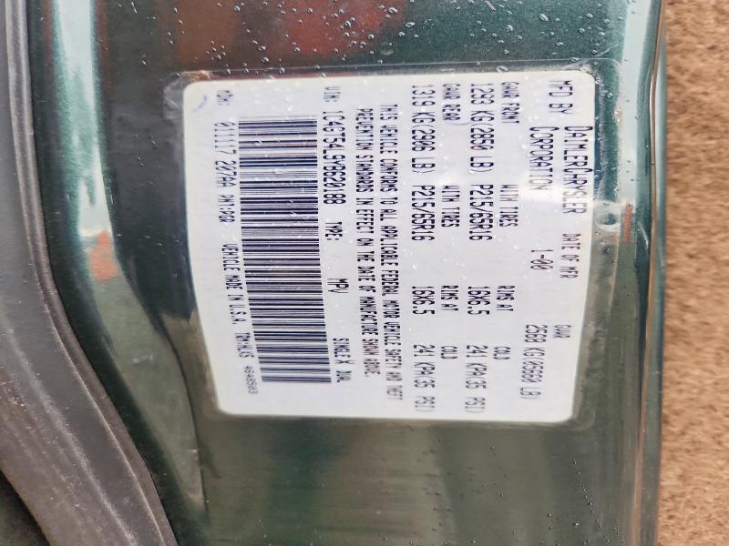 76861545 :رقم المزاد ، 1C4GT54L9YB620188 vin ، 2000 Chrysler Town & Country مزاد بيع