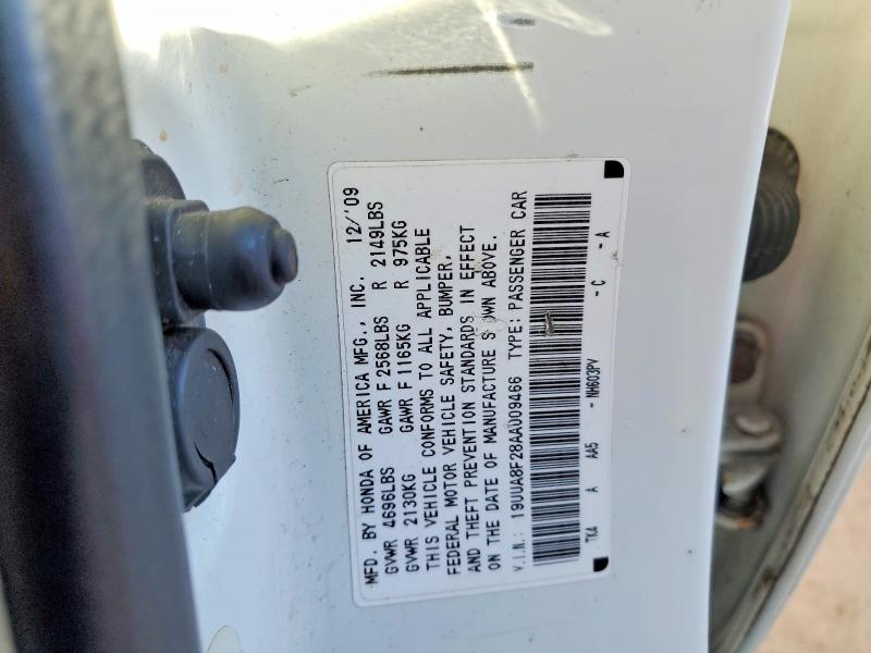 Aukcja sprzedaży 2010 Acura Tl, vin: 19UUA8F28AA009466, numer aukcji: 77376815