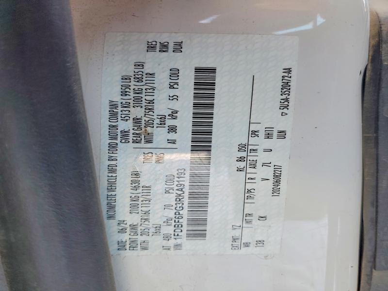 Продаж на аукціоні авто 2024 Ford Transit, vin: 1FDBF6PG3RKA91193, номер лоту: 76120175