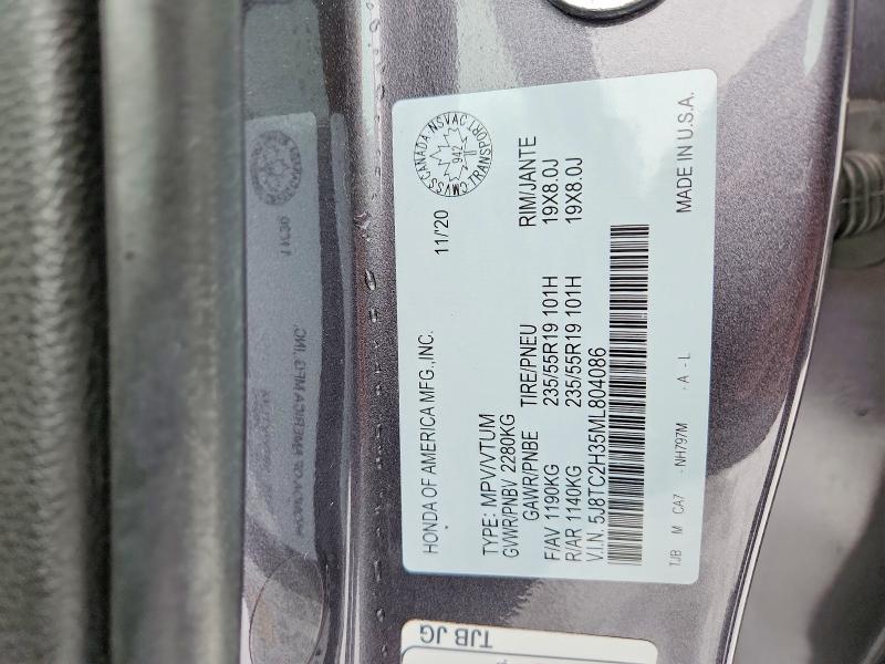Aukcja sprzedaży 2021 Acura Rdx, vin: 5J8TC2H35ML804086, numer aukcji: 75969125