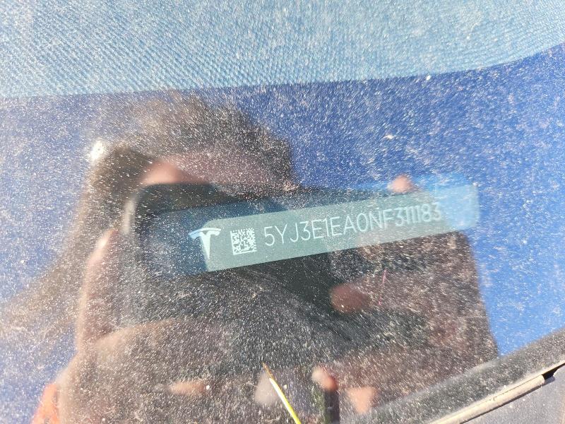 Продаж на аукціоні авто 2022 Tesla Model 3, vin: 5YJ3E1EA0NF311183, номер лоту: 76967605