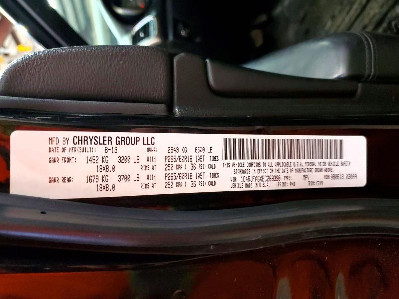 Продаж на аукціоні авто 2014 Jeep Grand Cher, vin: 1C4RJFAGXEC269390, номер лоту: 78352945
