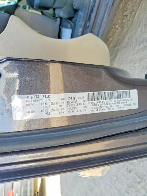 77364545 :رقم المزاد ، 2C4RC1CGXFR753868 vin ، 2015 Chrysler Town & Country مزاد بيع