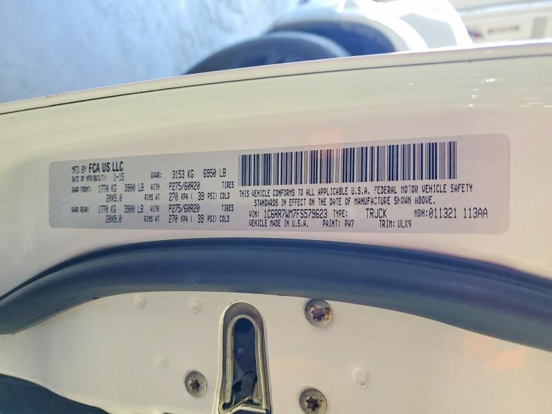 Продажа на аукционе авто 2015 Ram 1500, vin: 1C6RR7WM7FS579623, номер лота: 77698455