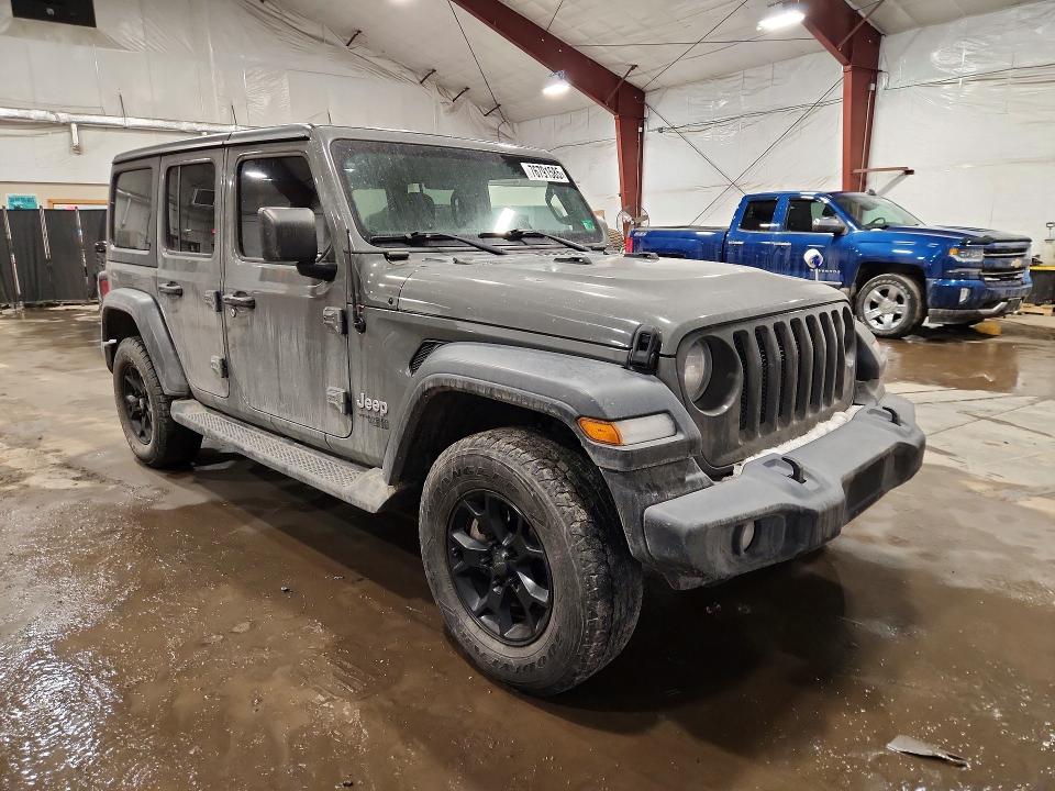 76791585 :رقم المزاد ، 1C4HJXDG0JW288388 vin ، 2018 Jeep Wrangler Unlimited مزاد بيع