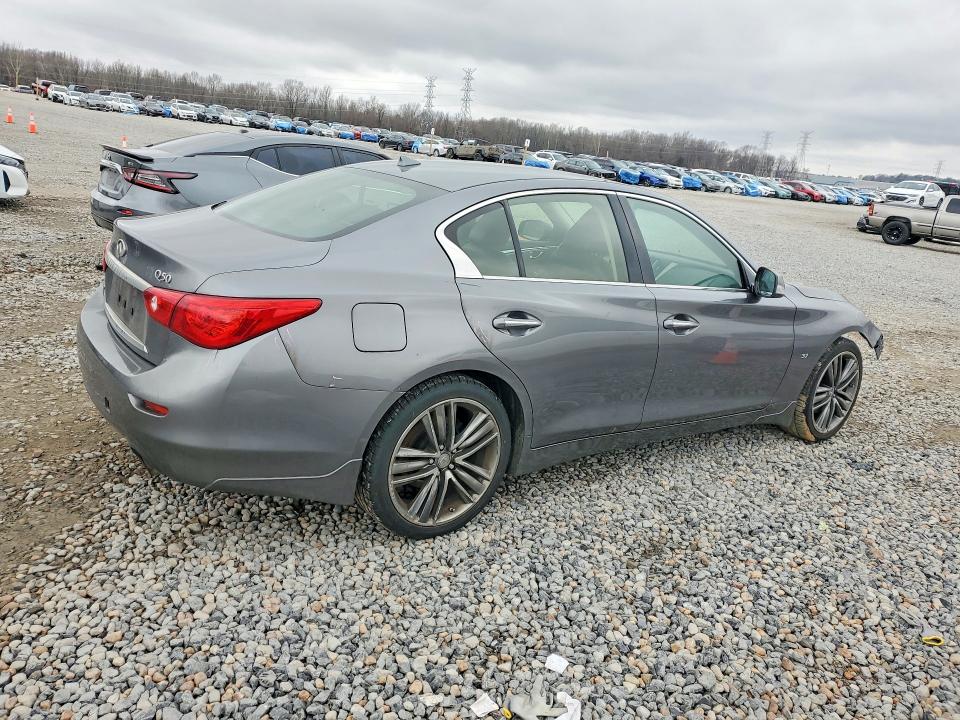 76899905 :رقم المزاد ، JN1BV7AR9EM708024 vin ، 2014 Infiniti Q50 مزاد بيع
