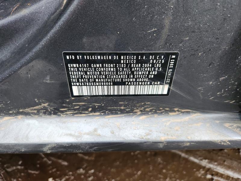 Продажа на аукционе авто 2025 Volkswagen Jetta, vin: 3VW5X7BU5SM096666, номер лота: 78105905