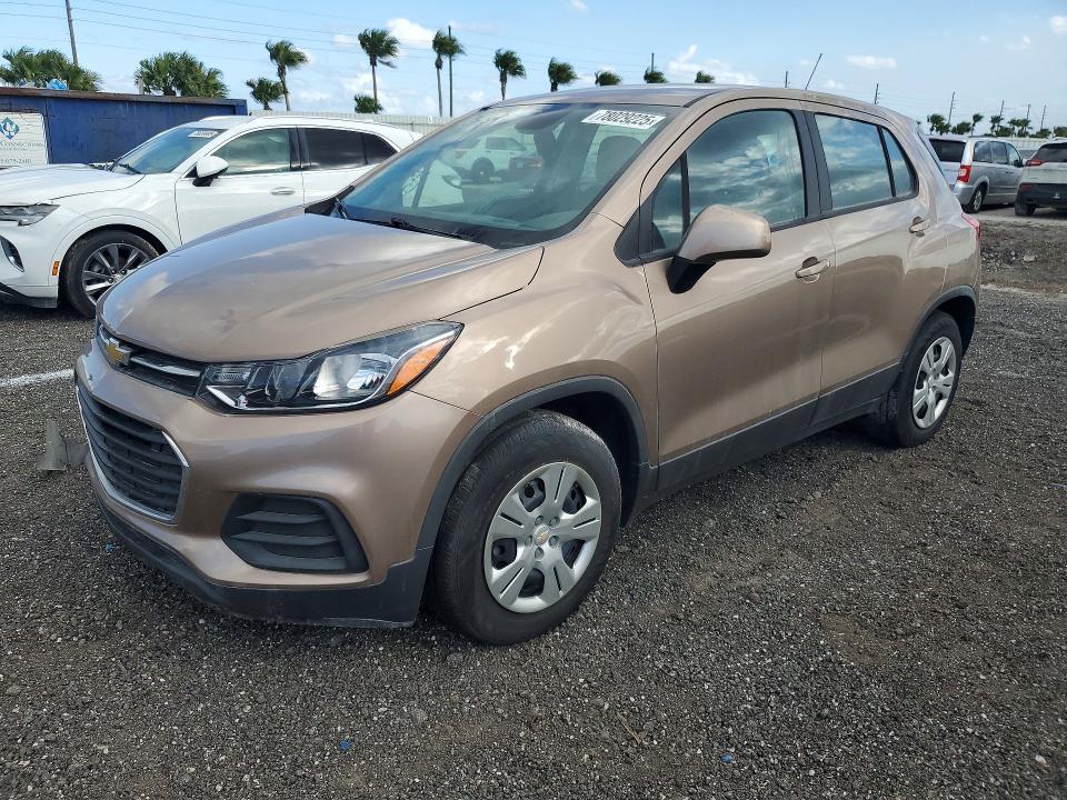78029225 :رقم المزاد ، 3GNCJKSB9JL410747 vin ، 2018 Chevrolet Trax Ls مزاد بيع