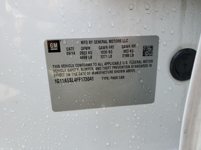 2015 Chevrolet Malibu Ls მანქანა იყიდება აუქციონზე, vin: 1G11A5SL4FF173041, აუქციონის ნომერი: 47848704