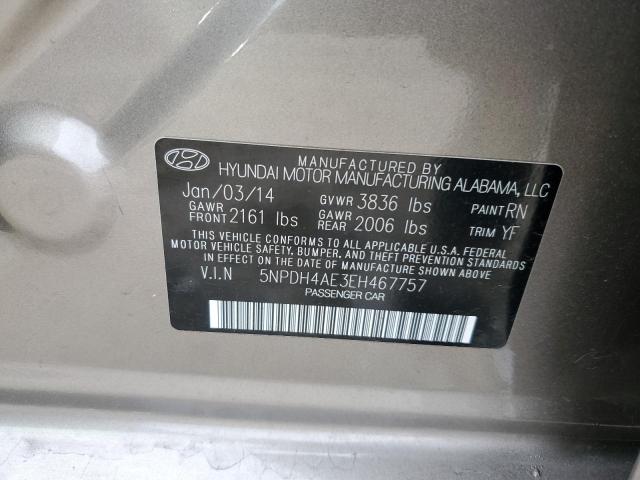 Aukcja sprzedaży 2014 Hyundai Elantra Se, vin: 5NPDH4AE3EH467757, numer aukcji: 44929624