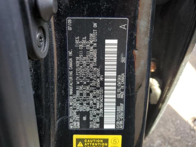 2010 Lexus Rx 350 მანქანა იყიდება აუქციონზე, vin: 2T2BK1BA1AC021201, აუქციონის ნომერი: 45245804