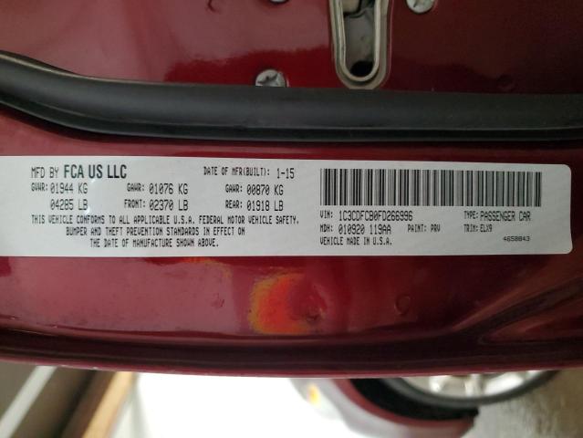 Продажа на аукционе авто 2015 Dodge Dart Limited, vin: 1C3CDFCB0FD266996, номер лота: 46544284