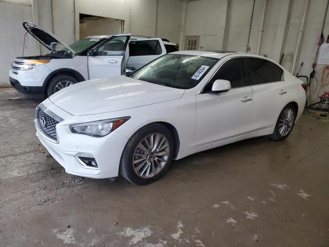 2021 Infiniti Q50 Luxe მანქანა იყიდება აუქციონზე, vin: JN1EV7BP3MM706973, აუქციონის ნომერი: 45146264