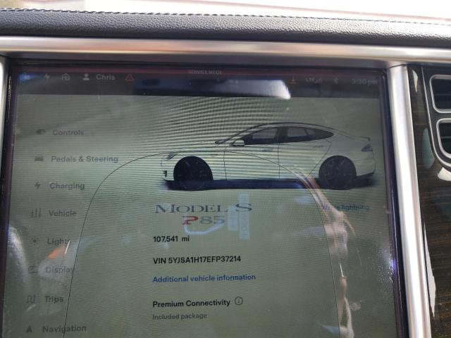48399184 :رقم المزاد ، 5YJSA1H17EFP37214 vin ، 2014 Tesla Model S مزاد بيع
