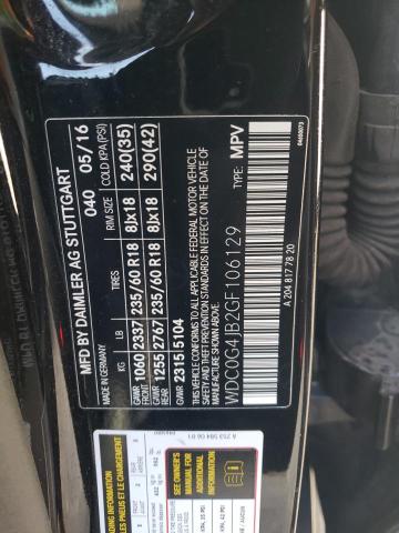 Aukcja sprzedaży 2016 Mercedes-benz Glc 300, vin: WDC0G4JB2GF106129, numer aukcji: 45478694