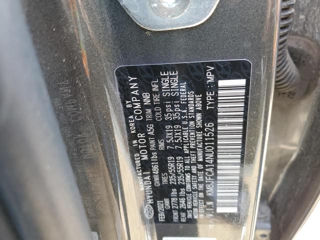 Aukcja sprzedaży 2022 Hyundai Tucson Sel Convenience, vin: KM8JFCA14NU011526, numer aukcji: 45445744