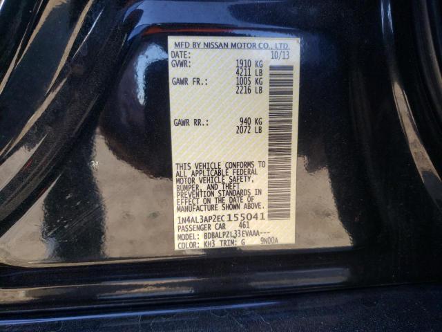 Продажа на аукционе авто 2014 Nissan Altima 2.5, vin: 1N4AL3AP2EC155041, номер лота: 45138484