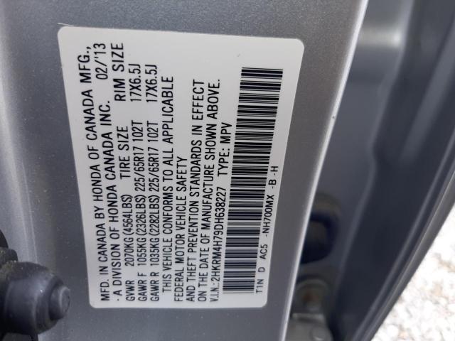 Aukcja sprzedaży 2013 Honda Cr-v Exl, vin: 2HKRM4H79DH638227, numer aukcji: 45501464