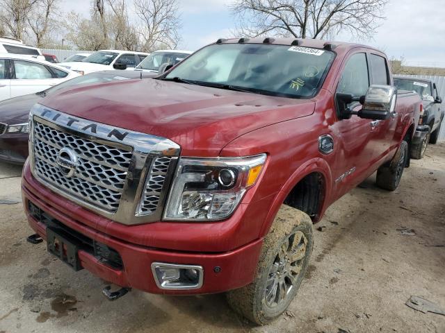 2016 Nissan Titan Xd Sl მანქანა იყიდება აუქციონზე, vin: 1N6BA1F40GN515712, აუქციონის ნომერი: 46602364