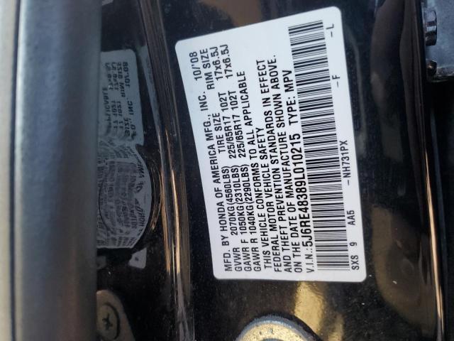 Aukcja sprzedaży 2009 Honda Cr-v Lx, vin: 5J6RE48389L010215, numer aukcji: 48427924