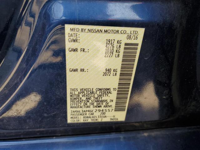 Продаж на аукціоні авто 2016 Nissan Altima 2.5, vin: 1N4AL3AP4GC294557, номер лоту: 47338654