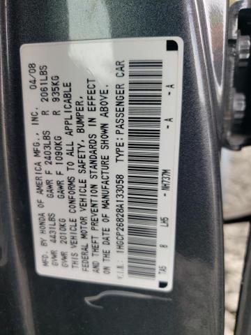 46817614 :رقم المزاد ، 1HGCP26828A133058 vin ، 2008 Honda Accord Exl مزاد بيع