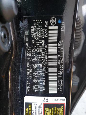 Продаж на аукціоні авто 2013 Toyota Camry L, vin: 4T1BF1FK4DU277105, номер лоту: 47059194