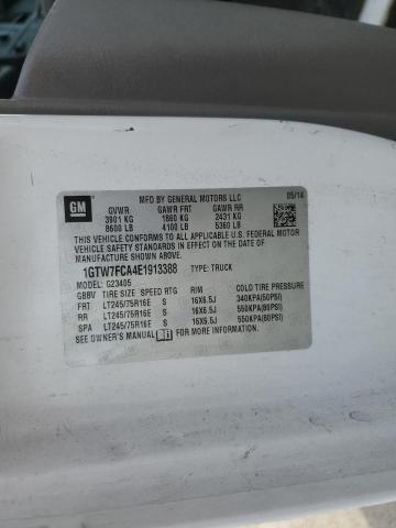 Aukcja sprzedaży 2014 Gmc Savana G2500, vin: 1GTW7FCA4E1913388, numer aukcji: 45447884