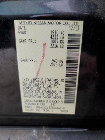 Продажа на аукционе авто 2014 Nissan Altima 2.5, vin: 1N4AL3AP8EN333023, номер лота: 46570744