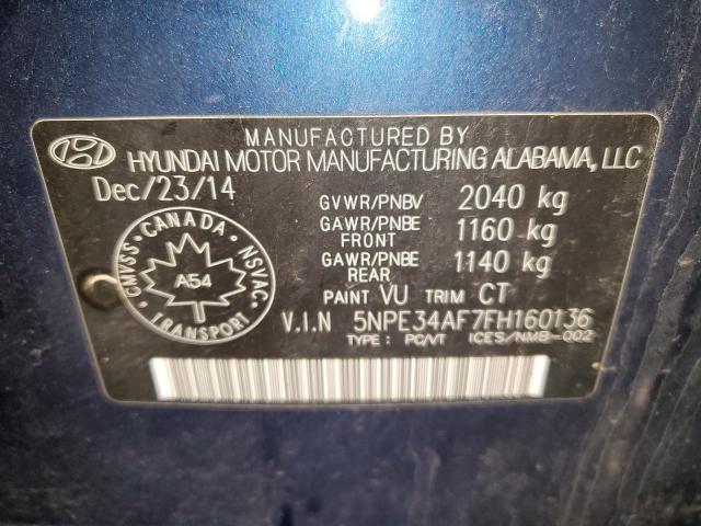 Aukcja sprzedaży 2015 Hyundai Sonata Sport, vin: 5NPE34AF7FH160136, numer aukcji: 45528214