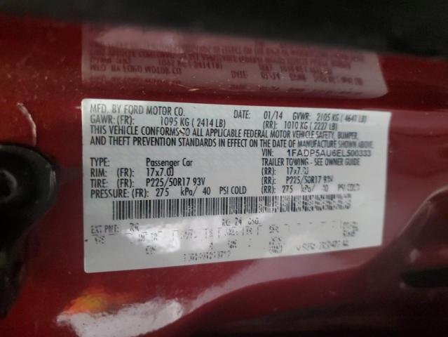 45314604 :رقم المزاد ، 1FADP5AU6EL500333 vin ، 2014 Ford C-max Se مزاد بيع