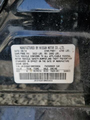Aukcja sprzedaży 2011 Infiniti G25, vin: JN1DV6AR1BM650604, numer aukcji: 44982244